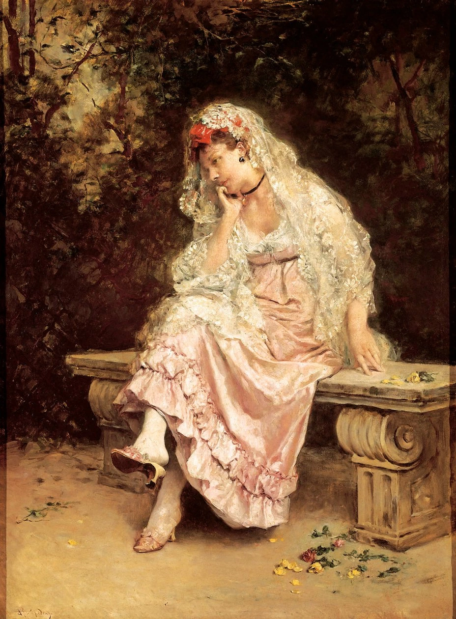 Raimundo Madrazo - Donna in giardino, Museo de Bellas Artes, Bilbao